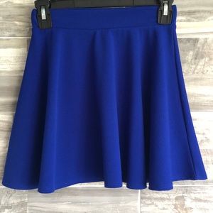 Royal Blue A’Gaci Skater Skirt